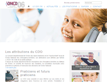 Tablet Screenshot of ordre-chirurgiens-dentistes-06.com